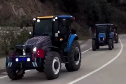 Bursa'nın Mudanya ilçesinde arazi satışına traktörlü protesto! Köylüler belediyeye yürüdü...