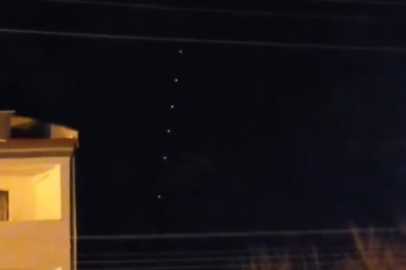 Bursa semalarında görülen gizemli ışıklar Starlink uydusu çıktı