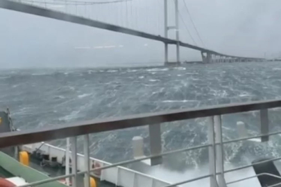 Marmara Denizi'nde korkunç anlar!