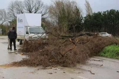 Osmangazi Belediyesi lodosun yol açtığı olumsuzluklara anında müdahale etti