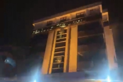 Bursa'da korkutan otel yangını!