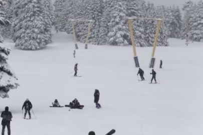 Uludağ doldu taştı!