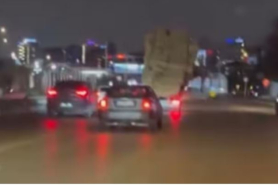 Bursa'da yürekleri ağza getiren görüntü!