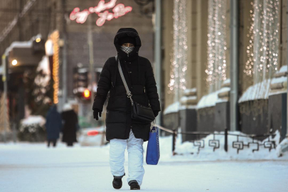 Novosibirsk'de termometreler eksi 30 gösteriyor