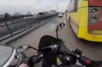 Bursa'da motosikletli ölümden döndü!