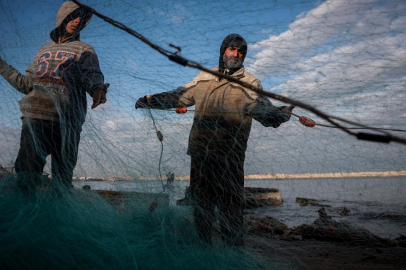 Gazze'de balıkçılar zor şartlar altında avlanmaya devam ediyor