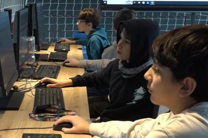 Bursa Nilüferli çocuklar hem eğleniyorlar, hem öğreniyorlar