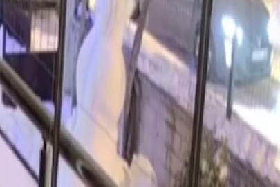 Araçtan indi kardanadamı yıktı gitti!