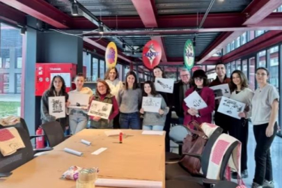 Bursa'da Pancar Deposu'nda gündelik malzemeler sanata dönüştü