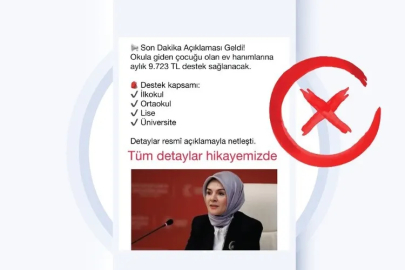 Bakanlıktan ‘sahte yardım' paylaşımlarına karşı uyarı!