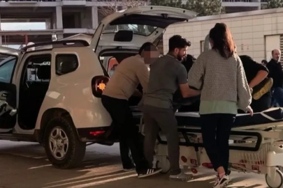 Bursa'da çalışırken çatı arasına düştü!