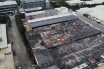 Bursa'da fabrika kül oldu!