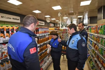 Bursa Osmangazi'de market etiketleri mercek altında!