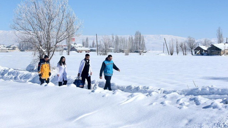 "Zorlu kış şartlarında hizmet veriyoruz"