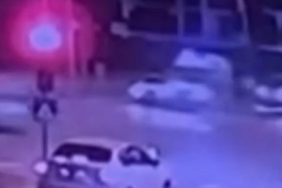 Ambulans kazası kamerada!