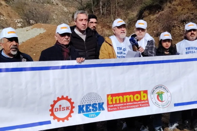 Bursa Kirazlıyayla’daki maden çökmesine meslek örgütlerinden sert tepki: Bu bir çevre felaketidir!