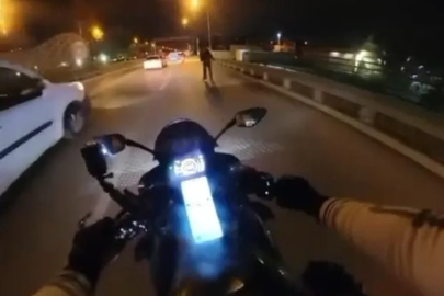 Bursa'da yola atlayan yaya tehlikeli anlar yaşattı