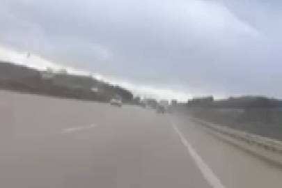 Motosikletli sürücü ölümden döndü!