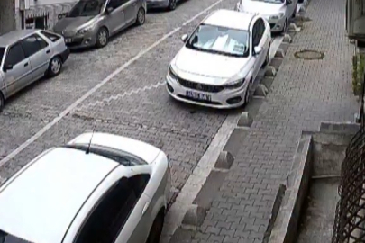 Kamyon başka aracın üstüne böyle düştü!