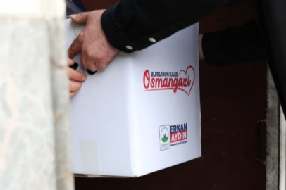 Osmangazi'de 136 mahallede kapı kapı ramazan yardımı!