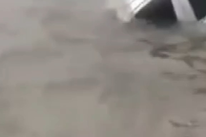 Sürücü denize düştü!