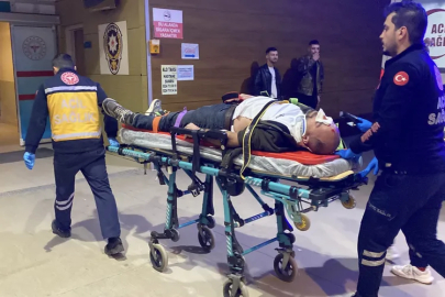 Bursa'da kamyonun kasasından düşen işçi yaralandı