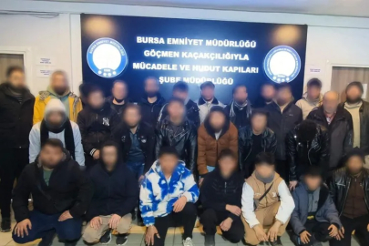Bursa’da 29 yabancı uyruklu şahıs yakalandı