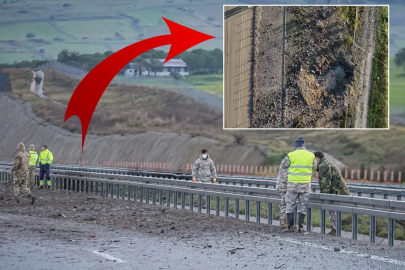 Düşen F-16'nın bulunduğu bölgede çarpıcı manzara