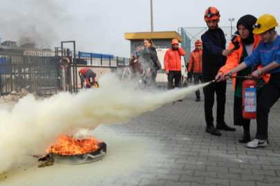 Yıldırım Belediyesi'nden nefes kesen tatbikat