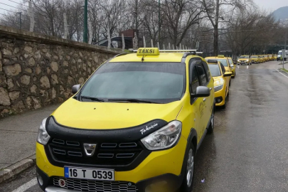 Bursa'da taksi ücretlerine zam: Yeni tarife belli oldu!