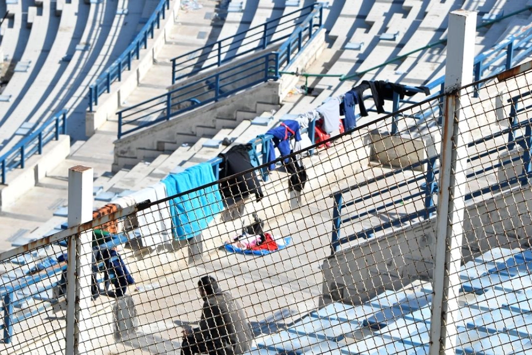 İsrail saldırıları nedeniyle Beyrut'un en büyük spor tesisi barınma merkezine dönüştürüldü