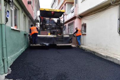 Osmangazi Belediyesi sokakları yenilemeye devam ediyor