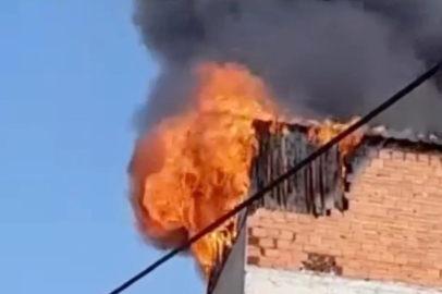 Bursa'da korkutan yangın!