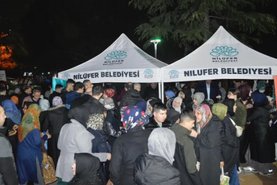 Nilüferliler Kadir Gecesi’nin maneviyatını yaşadı