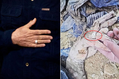 Laricani'nin yüzüğünden teşhis edildi! İşte İsrail'in servis ettiği görüntü