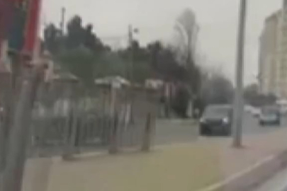 Kontrolden çıktı elektrik direğine girdi!