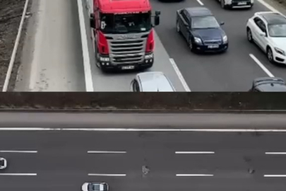 Anadolu Otoyolunda dönüş yoğunluğu...