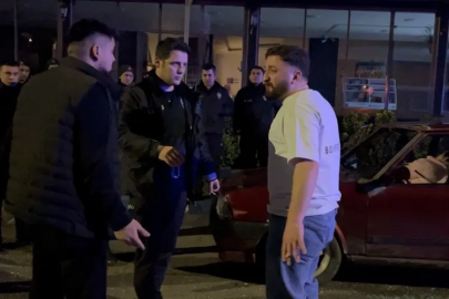 Bursa'da alkollü sürücü eşinin yanında darp edildi!