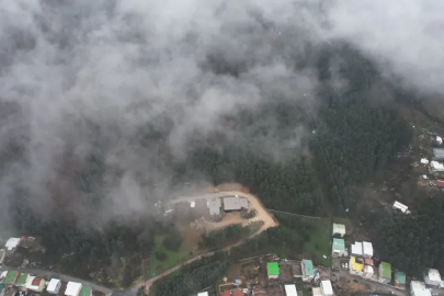 Uludağ'dan inen sis Bursa'yı sardı!