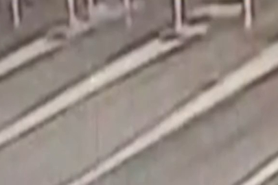 Gişelerdeki feci kaza kamerada...