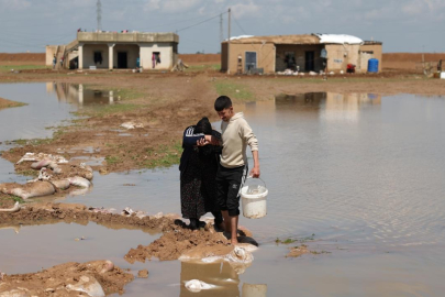 Suriye'nin Haseke ilinde sel: 400 ev zarar gördü, 500 aile tahliye edildi