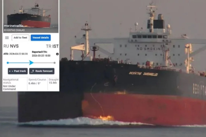 140 bin ton petrol yüklü Türk tankerine dron isabet etti!