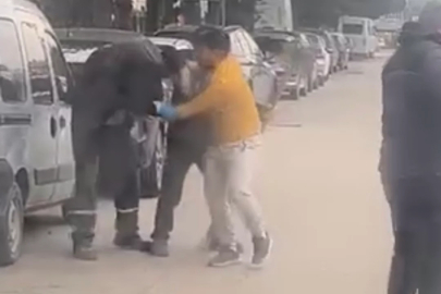 Bursa'da trafikte yumruk yumruğa kavga!