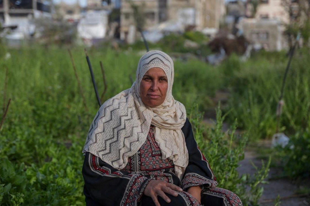 Gazzeli Susen, kısıtlı imkanlarla toprağını ekmeyi sürdürüyor