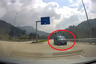 Bursa’da korku dolu anlar: Ters yönden gelen araç paniğe neden oldu!