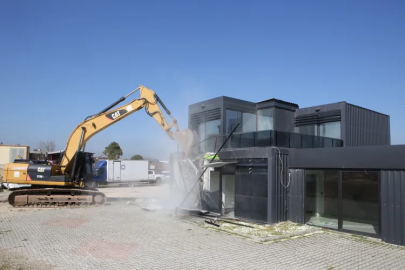 Bursa Nilüfer’de kaçak yapılar yıkıldı!