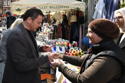 Osmangazi’de Kadın Girişimciler Sokağı’na yoğun ilgi