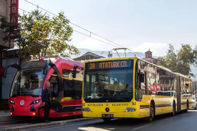 Bursa'da 23 Nisan'da ulaşım ücretsiz!