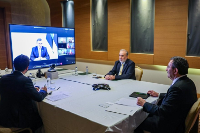 Cumhurbaşkanı Yardımcısı Yılmaz, Hürmüz Boğazı’na ilişkin çevrim içi toplantıya katıldı