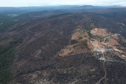 6 bin futbol sahası yanmıştı: Harmancık'taki son durum havadan görüntülendi